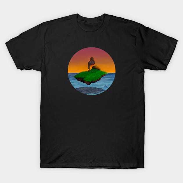 Jonas on island T-Shirt by Omartista64